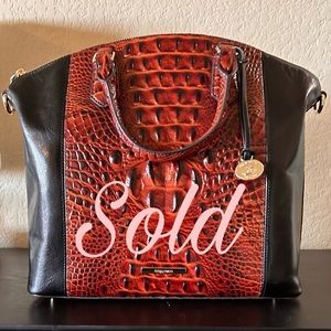 NWOT Brahmin Large Duxbury in Pecan Fitzgerald